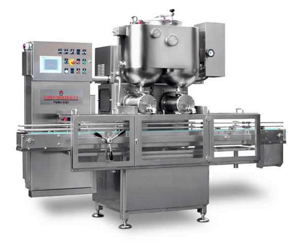 Tvöfaldur höfuð hálf-automaic ávaxtasultuáfyllingarvél 