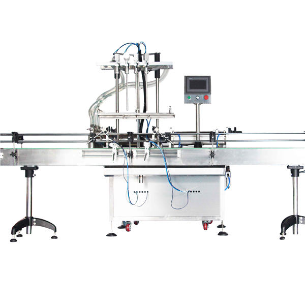 Sjálfvirk 8, 10, 12 höfuð Lotion Piston Fylling Vél / Filler